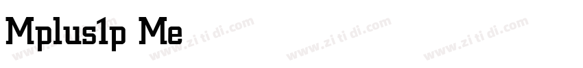 Mplus1p Medium字体转换
